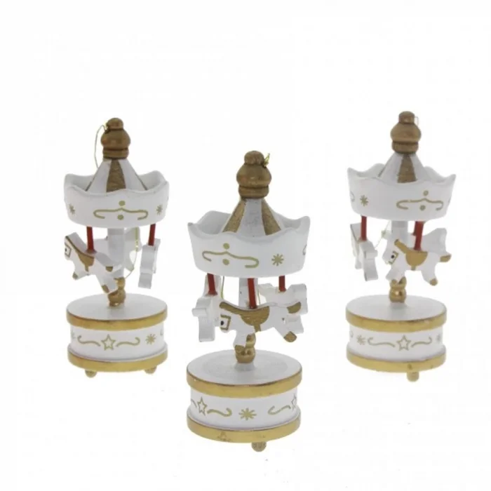 BUĞZ Dekoratif 6&039lı Beyaz Mini Atlı Karınca