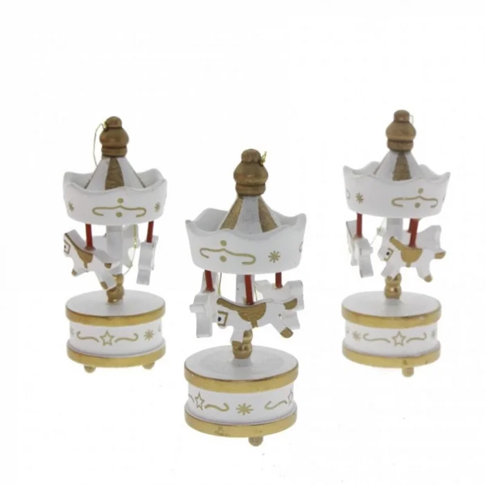  Dekoratif 6lı Beyaz Mini Atlı Karınca