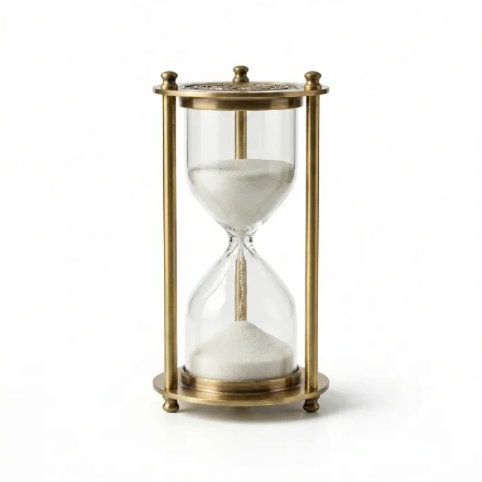 BUĞZ Dekoratif Cam Kum Saati 7x16 cm