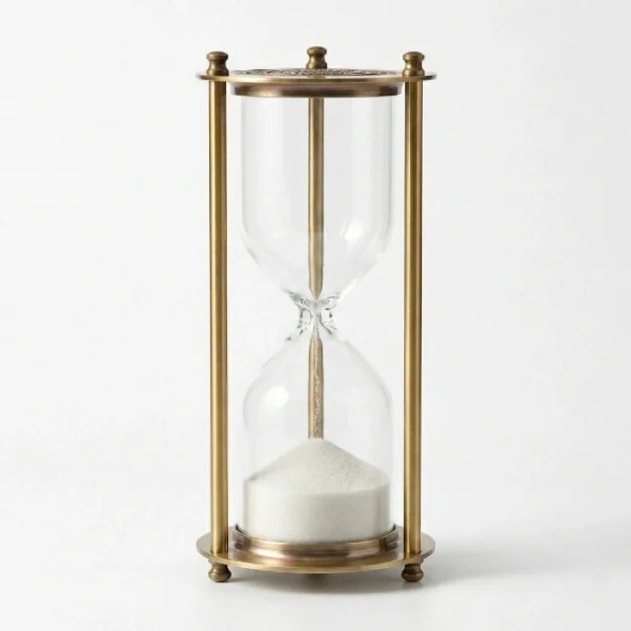 BUĞZ Dekoratif Cam Kum Saati 7x18 cm