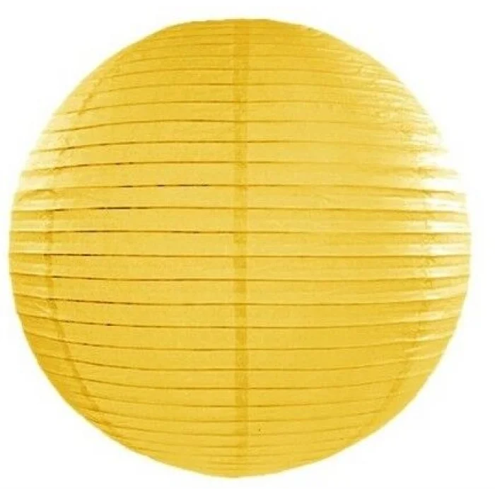 BUĞZ Dekoratif Çin Feneri – Kağıt Lamba - Sarı