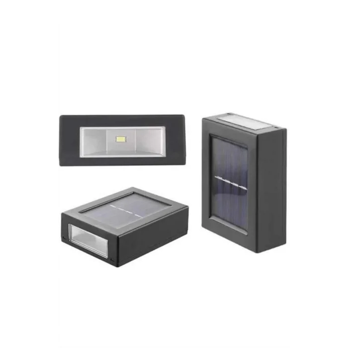  Dekoratif Duvar Lambası Solar Güneş Enerjili Bahçe Aydınlatması