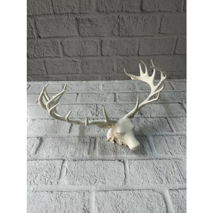 BUĞZ Dekoratif Geyik Başı Heykel 25 cm Modern Minimal Tasarım