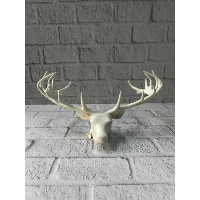 BUĞZ Dekoratif Geyik Başı Heykel 25 cm Modern Minimal Tasarım - Lisinya