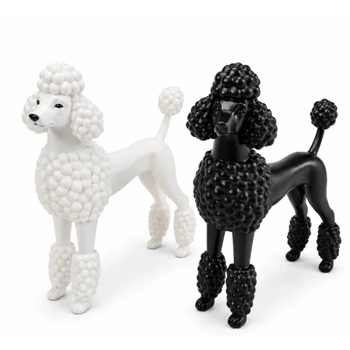 BUĞZ Dekoratif Kaniş Köpek Biblosu Polyester Masa Üstü Obje Alk5305