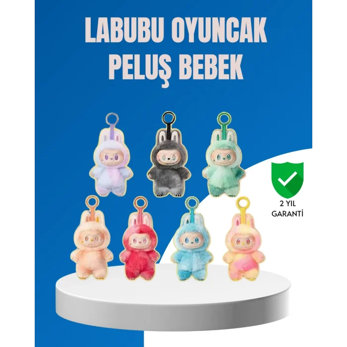 BUĞZ Dekoratif Labubu Karakter Figürü – Kaliteli Peluş Malzeme