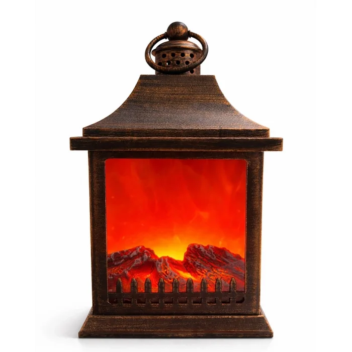 BUĞZ Dekoratif Ledli Şömine Lamba Model 2