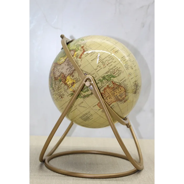 BUĞZ Dekoratif Metal Standlı Dünya Küre - Model 3