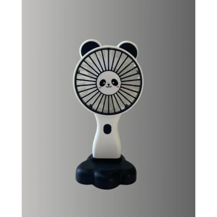  Dekoratif Panda Tasarımlı Küçük Boy Fan