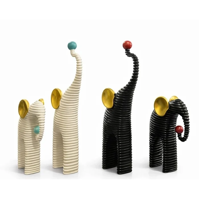 BUĞZ Dekoratif Polyester 2li Fil Seti