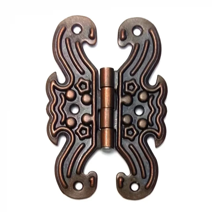 BUĞZ Dekoratif, Sac Kelebek Menteşe - Büyük, Antik, 100 Adet