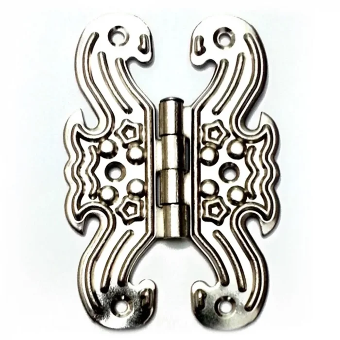 BUĞZ Dekoratif, Sac Kelebek Menteşe - Büyük, Nikel, 1 Adet