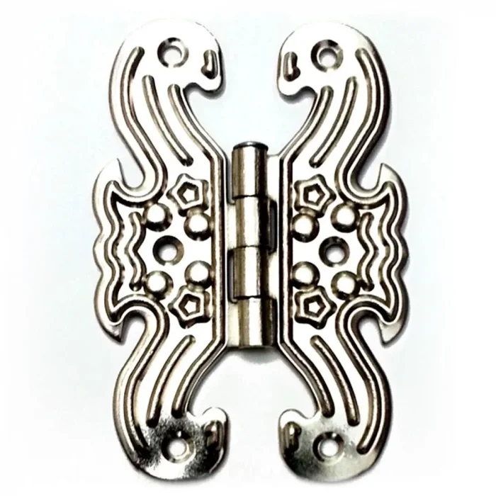 BUĞZ Dekoratif, Sac Kelebek Menteşe - Büyük, Nikel, 1 Adet