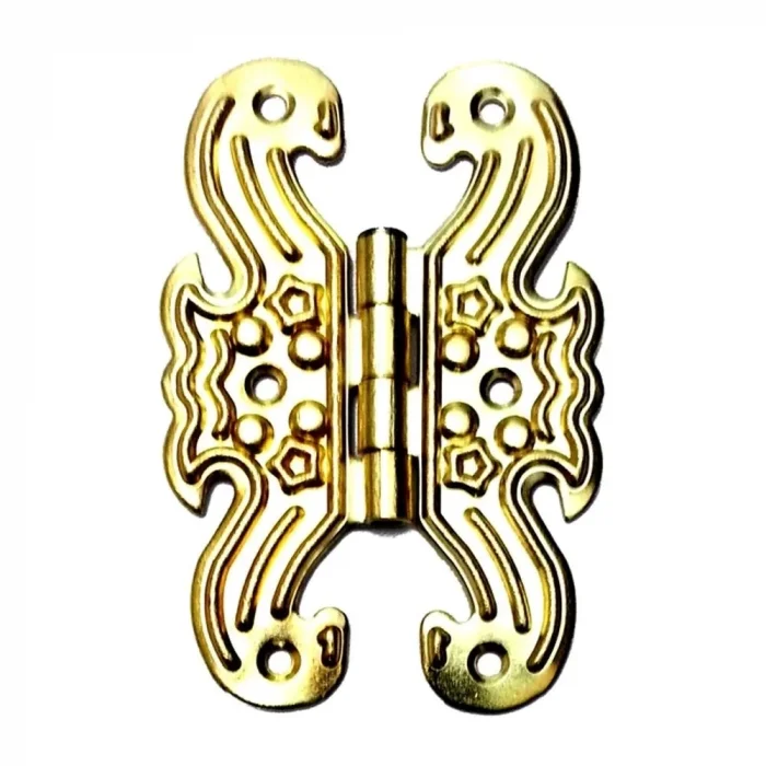 BUĞZ Dekoratif Sac Kelebek Menteşe - Büyük, Sarı, 100 Adet