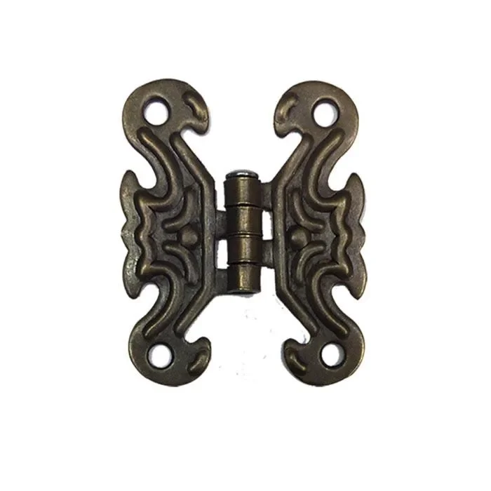 BUĞZ Dekoratif Sac Kelebek Menteşe - Küçük, Antik, 100 Adet