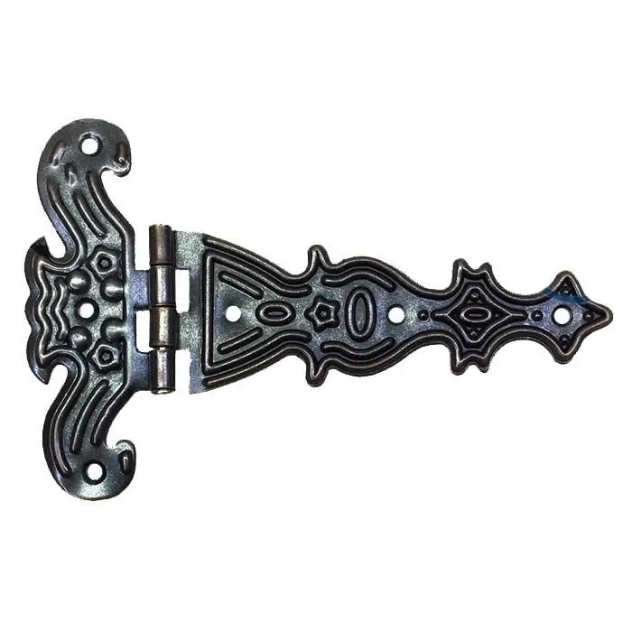 BUĞZ Dekoratif, Sac Tek Kuyruklu Menteşe - 69x102 Mm, Büyük, Eskitme, 100 Adet