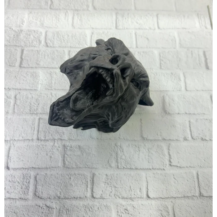 BUĞZ Dekoratif Siyah Ayı Duvar Heykeli Asılabilir Hediyelik 25x19 cm - Lisinya