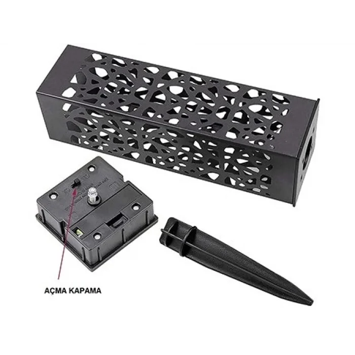 BUĞZ Dekoratif Solar Güneş Enerjili Bahçe Aydınlatması Yürüyüş Yolu Seti ( 8 Adet ) - Lisinya