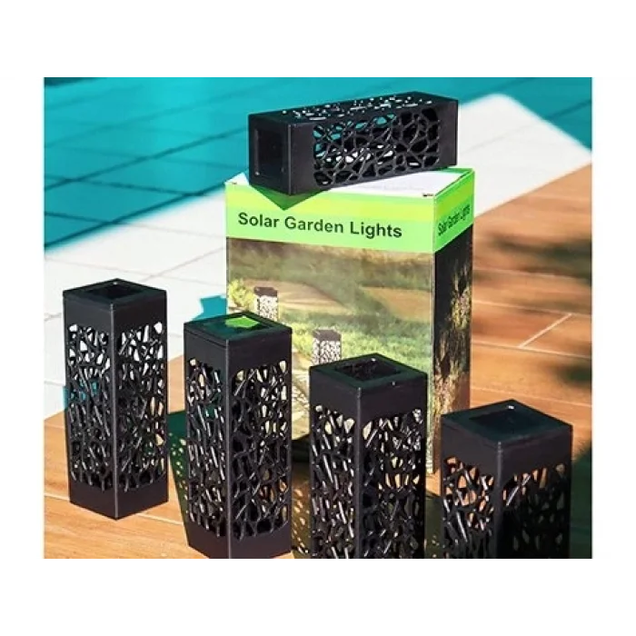BUĞZ Dekoratif Solar Güneş Enerjili Bahçe Aydınlatması Yürüyüş Yolu Seti ( 8 Adet ) - Lisinya