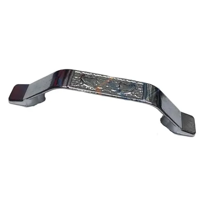 BUĞZ Dekoratif Zamak Kulp İçten - 64mm, Nikel, 100 Adet