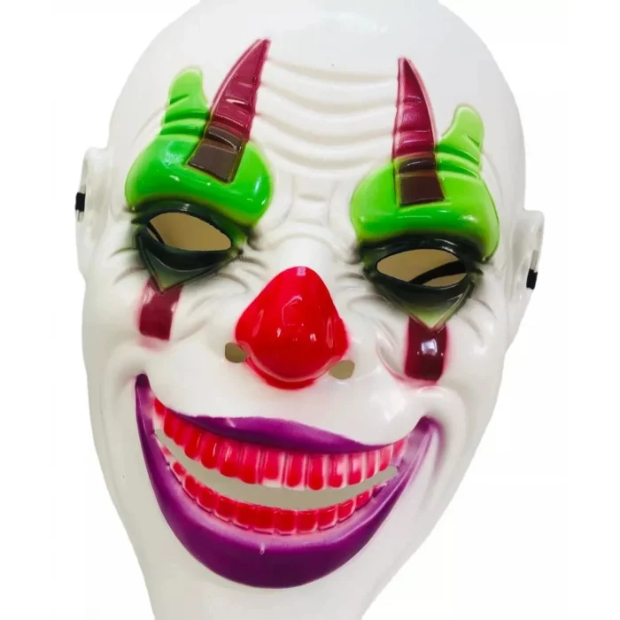 BUĞZ Delirten Gülüş Psikopat Palyaço Temalı Joker Maskesi