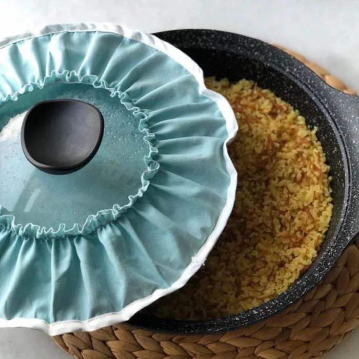 BUĞZ Demlematik Pilav Pişirme Demleme Tencere Örtüsü Bonesi