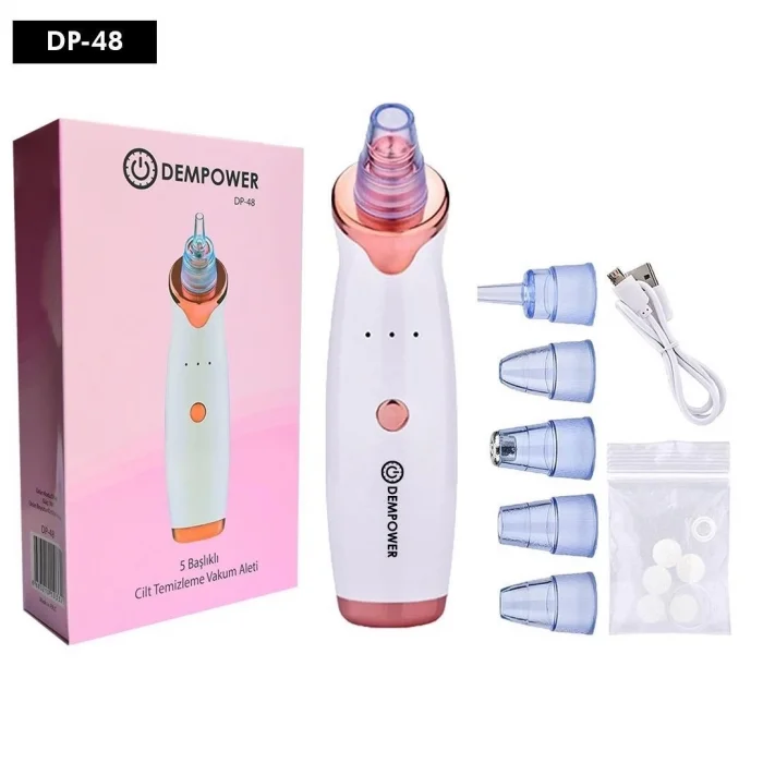 BUĞZ Dempower 5 Başlıklı Cilt Temizleme Vakum Aleti