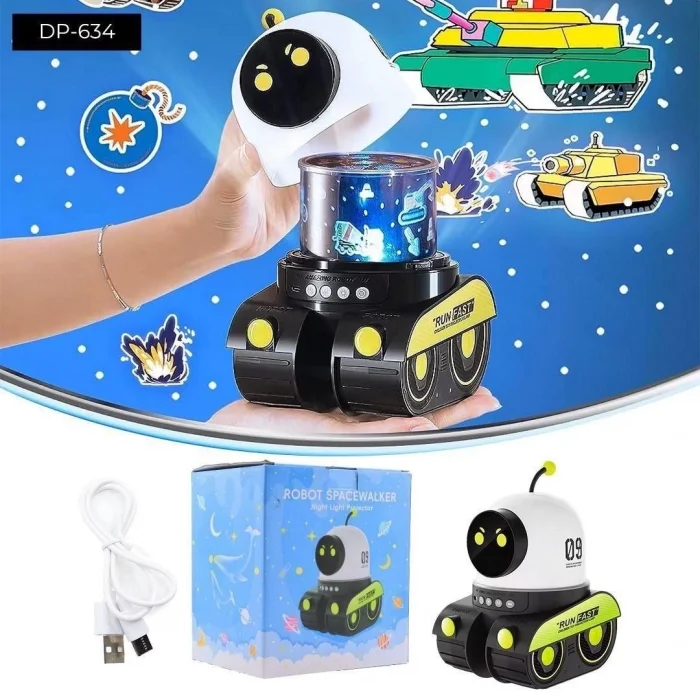 BUĞZ Dempower Robot Şeklinde Projektör Lamba