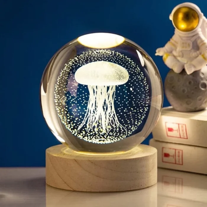 BUĞZ Deniz Anası Işıklı Cam Küre