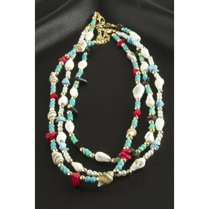 BUĞZ Deniz Kabuğu Boncuk Kolye