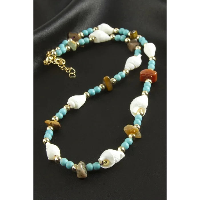 BUĞZ Deniz Kabuğu Boncuk Kolye