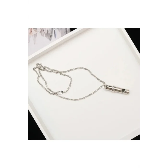 BUĞZ Deprem Düdüğü Çelik Kolye