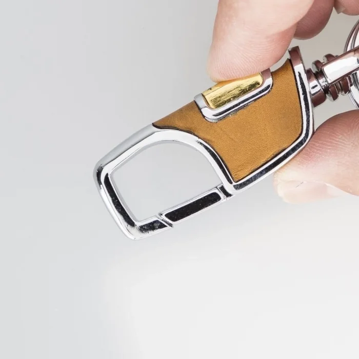  Deri Anahtarlık BKR12 V9 Taba