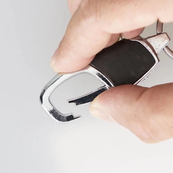  Deri Anahtarlık BKR13 TN1 Siyah