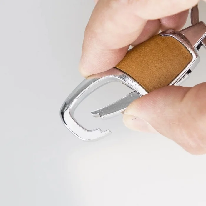  Deri Anahtarlık BKR13 V9 Taba