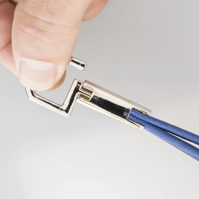  Deri Anahtarlık BKR16 G21 Mavi