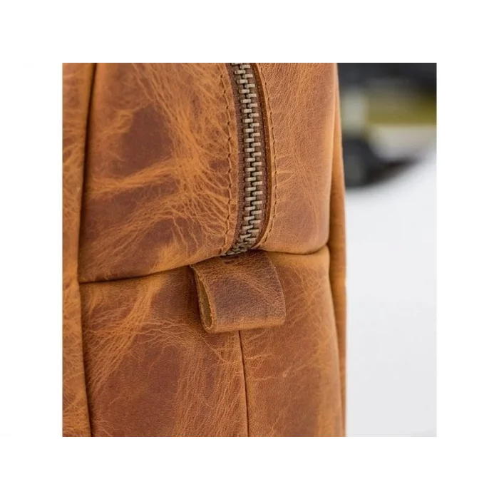  Deri Bakım Ve Seyahat Çantası, L Beden, G19 Taba