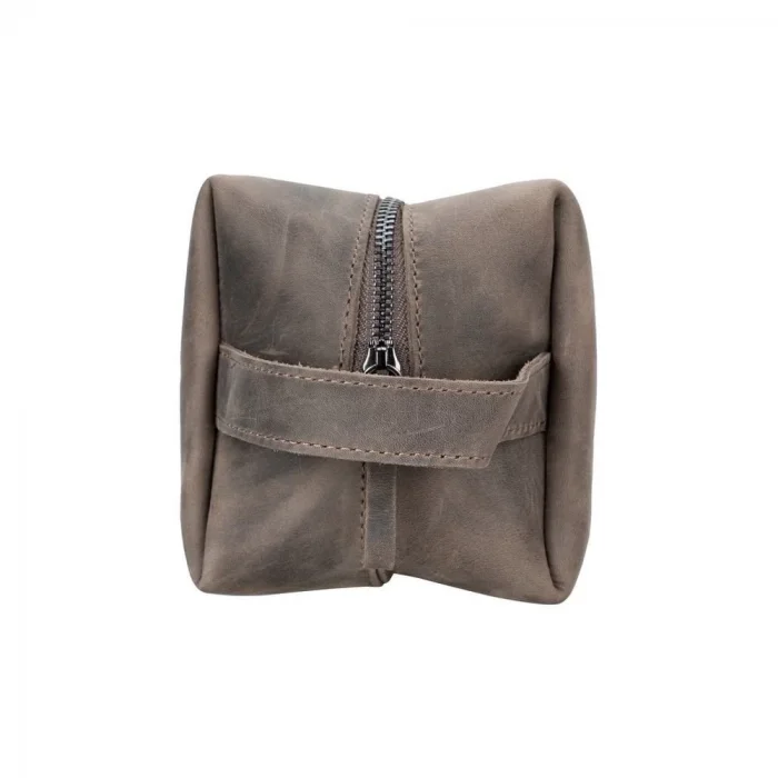  Deri Bakım Ve Seyahat Çantası, XL Beden, Antik Koyu Kahve