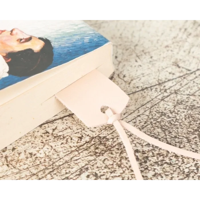  Deri Kitap Ayracı, Pudra