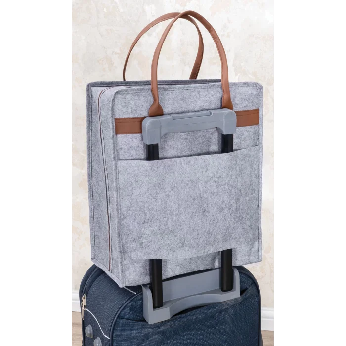 BUĞZ Deri Kulplu Ayakkabı Seyahat Çantası 04263 ( BUĞZ )