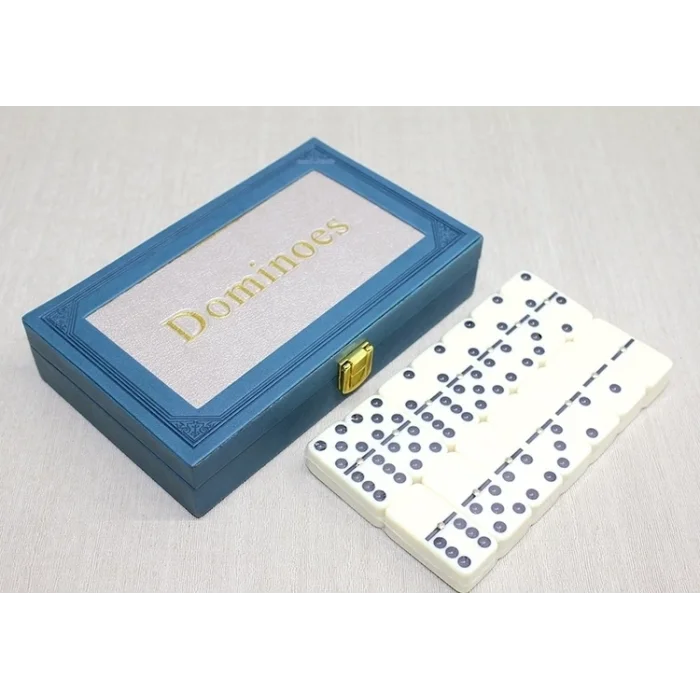 BUĞZ Deri Kutulu Domino Oyunu Alk4218