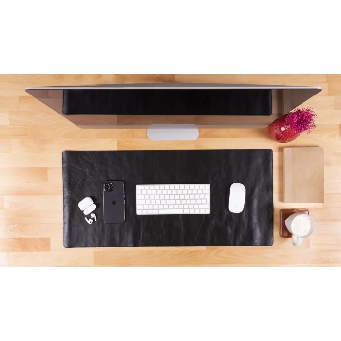  Deri Masa Matı 80*37cm RST1 Siyah