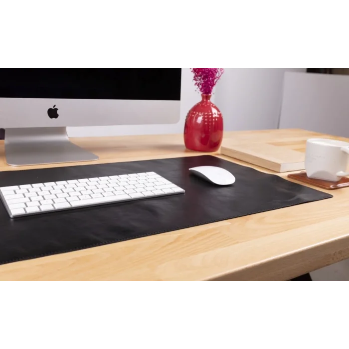  Deri Masa Matı 80*37cm RST1 Siyah