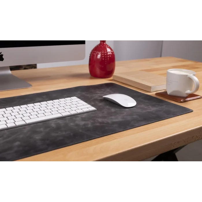  Deri Masa Matı 80*37cm VS4EF Gri