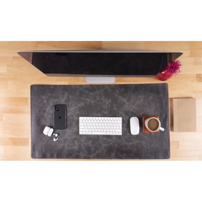 BUĞZ Deri Masa Matı 91*48cm VS4EF Gri