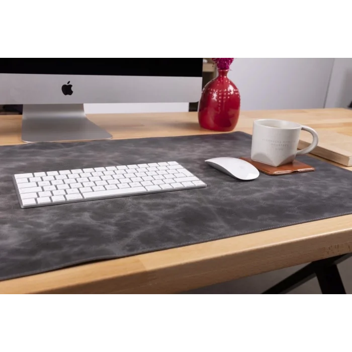 BUĞZ Deri Masa Matı 91*48cm VS4EF Gri