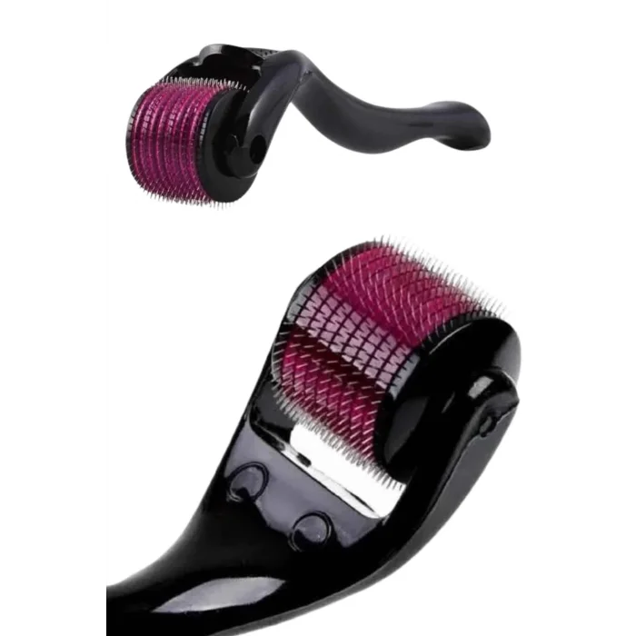  Derma Roller Titanyum Uçlu 540 İğneli 1 Mm Saç Sakal Çıkarma Ve Cilt Bakım Masaj Aleti