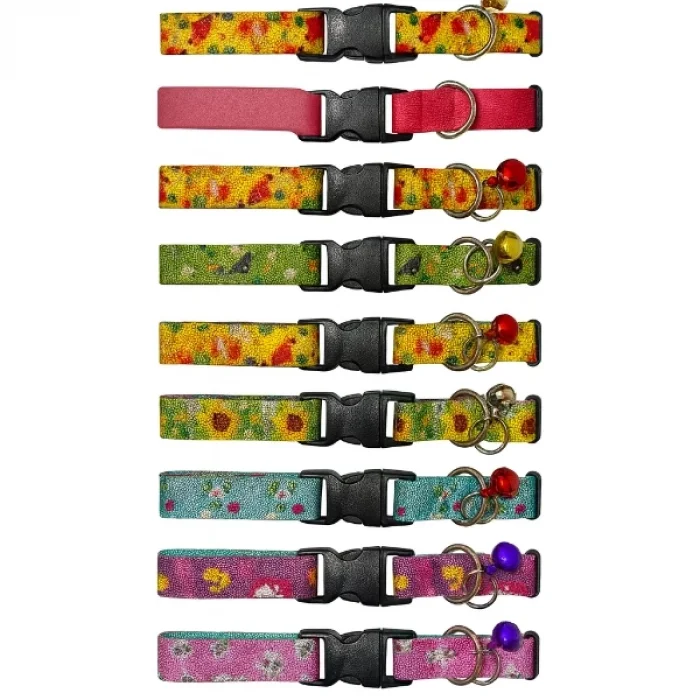 BUĞZ Desenli Zilli Kedi Tasması