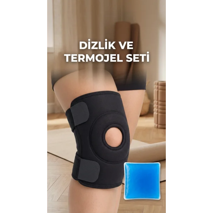 BUĞZ Destekli Diz Korsesi Çapraz Bağ Menisküs Ağrısı İçin Termojelli Dizlik