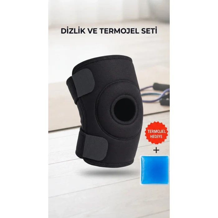 BUĞZ Destekli Diz Korsesi Çapraz Bağ Sporcu Termojel Hediyeli